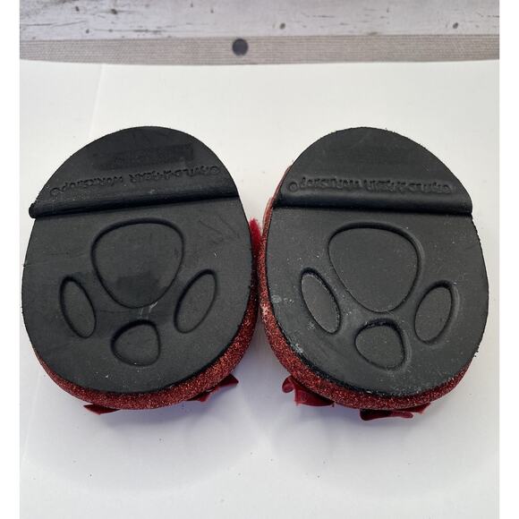 Build A Bear Workshop Ruby Slippers Shoes Red Glitter BABW - Picture 4 of 4